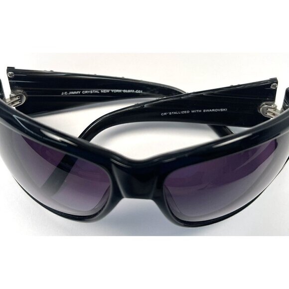 Jimmy Crystal Polarized Black Sunglasses - Picture 6 of 8